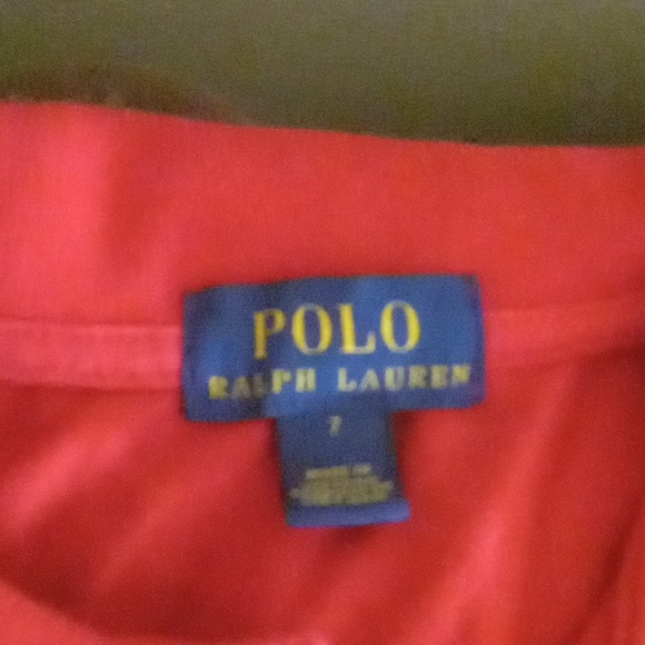 Red Ralph Lauren polo toddler size 7 - Picture 2 of 2